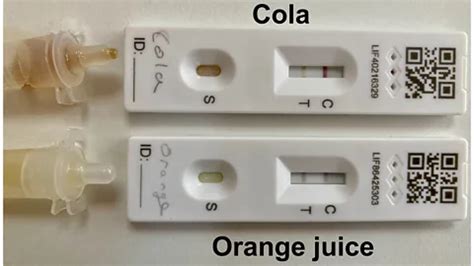 soft drink test|false positive soft drinks.